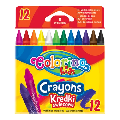 Voskovky kulaté Colorino - 12 barev
