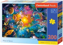 Puzzle Castorland 200 dílků - Člověk ve vesmíru Puzzle Castorland 200 dílků - Člověk ve vesmíru