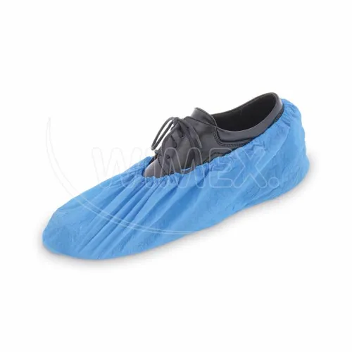 Návlek na obuv (CPE) jednorázový modrý, 100 ks