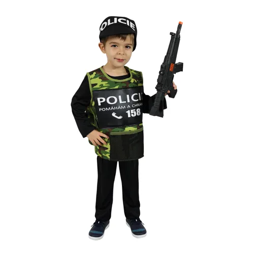 Dětský kostým Policie, e-obal, vel. M