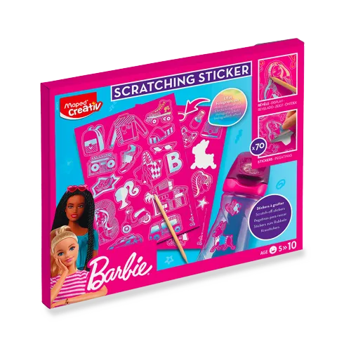 Sada Maped Creativ Barbie Scratching Sticker