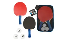 Sada na stolní tenis 2 pálky 26 cm a 3 míčky v pouzdře