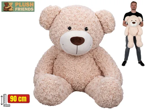 Plyšový medvěd Plush Friends 90 cm - béžový