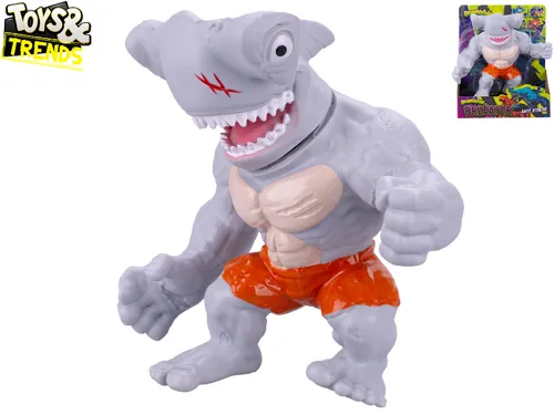 Toys&Trends Brainboooom monstrum strečové žralok kladivoun 22 cm