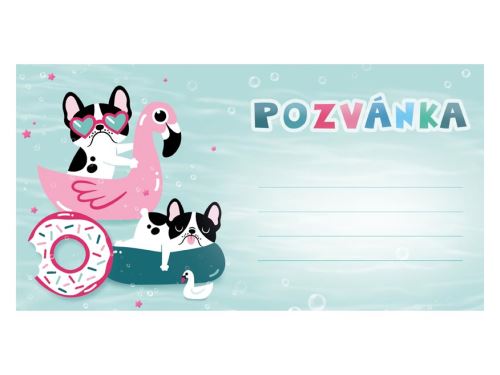 Pozvánka P019, 190x100mm - 10ks