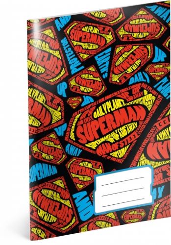 Školní sešit Superman – Shapes, A5, 40 listů, nelinkovaný