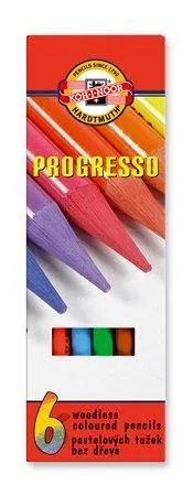 Pastelky v laku KOH-I-NOOR Progresso 8755, 6ks
