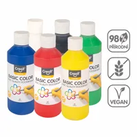 Temperové barvy Creall, 6x250 ml, mix barev Temperové barvy Creall, 6x250 ml, mix barev