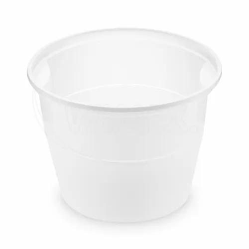 Miska (PP) bílá Ø 127 mm 750 ml, 50 ks