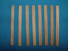 Dřevěné lišty 15x1 cm 8 ks