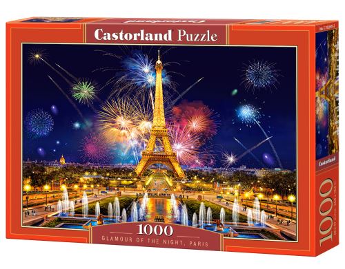 Puzzle Castorland 1000 dílků - Kouzlo noci v Paříži