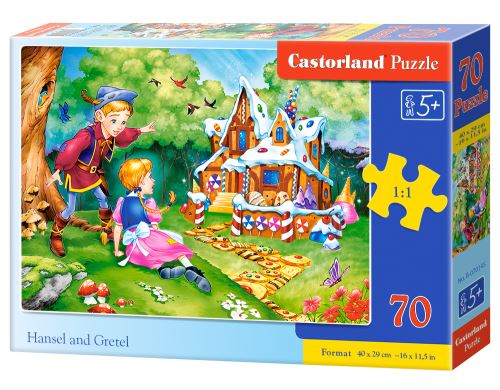 Puzzle Castorland 70 dílků premium - Jeníček a Mařenka