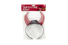 Svítící čertovské rohy 15 cm (1)