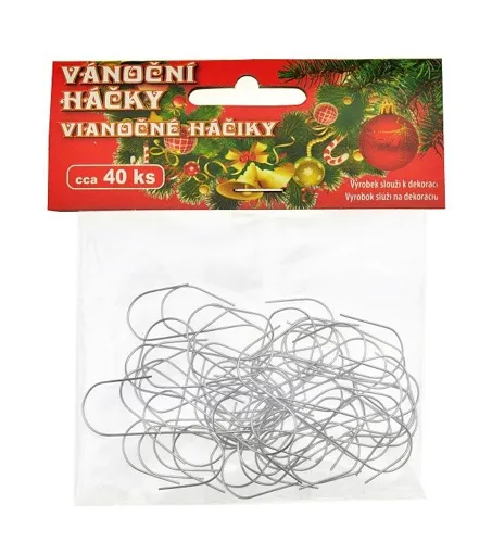 Háčky vánoční 40ks