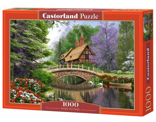 Puzzle Castorland 1000 dílků - Dům u mostu