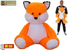 Plyšová liška Plush Friends sedící 60 cm