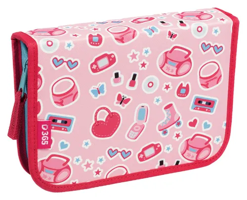 Školní penál jednopatrový STIL Pinky