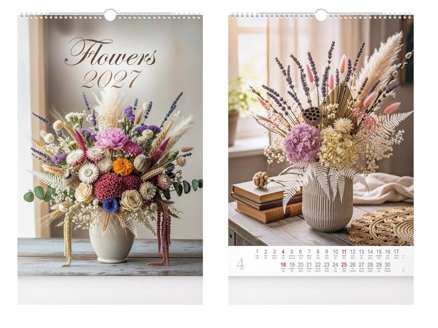 Levně Nástěnný kalendář 2027 MFP Flowers