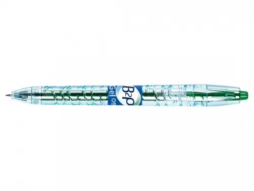 Pilot Gelový roller B2P Begreen, zelená, stiskací mechanismus