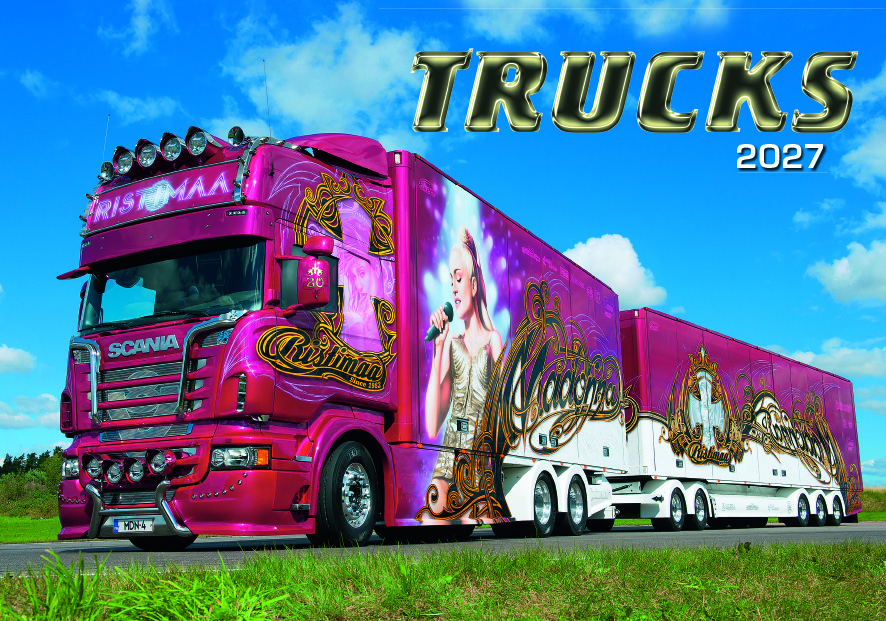 Levně Nástěnný kalendář 2027 Graspo Trucks
