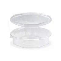 Menu mísa (PP) Ripboxx Meal nedělená osmiboká průhledná 1200 ml, 25 ks