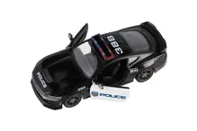 Auto Kinsmart Ford Mustang Dark Horse 2024 policie 1:38, 13 cm na zpětné natažení (3)