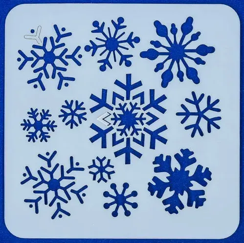 Šablona Silhouette 52 - Snowflakes