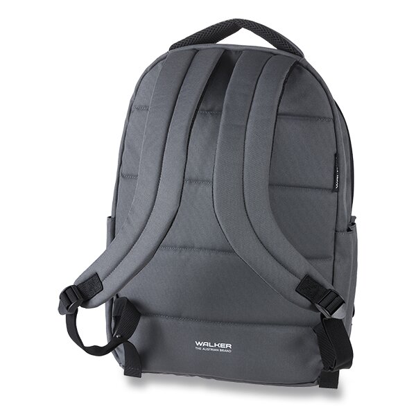 Walker Alpha Asphalt Grey – pohled zezadu se zádovým systémem a popruhy