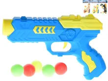 Pistole na kuličky 22,5 cm se 6 náboji - mix barev