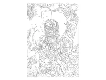 Omalovánky antistresové Zombie 210x290mm/32 stran (1)