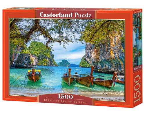 Puzzle Castorland 1500 dílků - Krásná zátoka v Thajsku