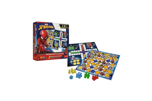 Soubor her 2v1 Trefl Člověče, nezlob se a Hadi a žebříky - Spider-Man