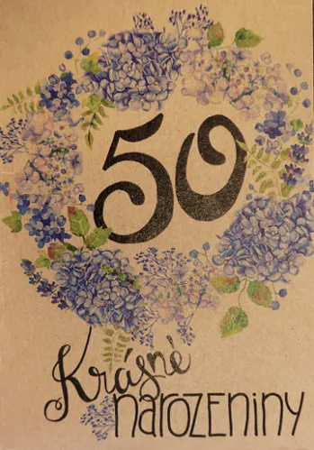 Přáníčko BeBechy - recyklovaný papír - 50
