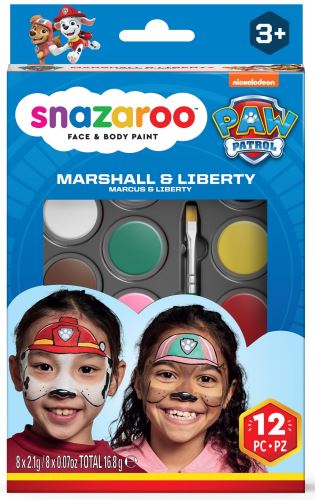 Snazaroo sada obličejových barev TLAPKOVÁ PATROLA Rubble a Zuma - 1172200