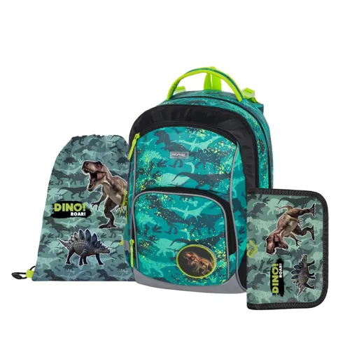 Školní batohový set 3-dílný OXY GO Dino