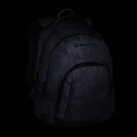 Studentský batoh Bagmaster Lincoln 24 A šedý + gumovací pero Pilot Frixion (7)