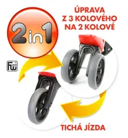 Odrážedlo Funny Wheels Rider Sport 2v1 červené, sáček (18)