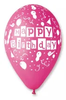 Balónky nafukovací průměr 30cm - potisk HAPPY BIRTHDAY, 10ks (3)