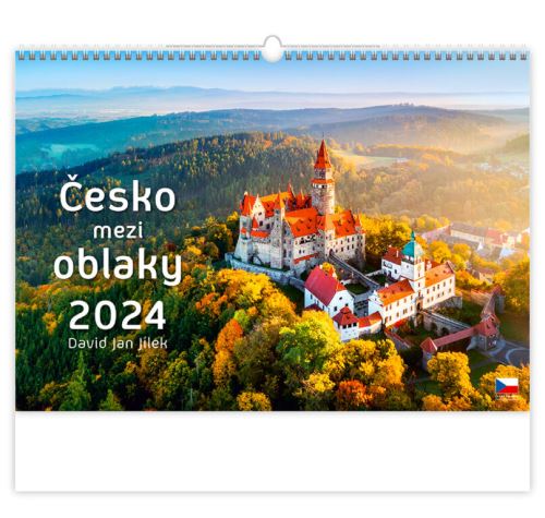 Nástěnný kalendář Helma 2024 - Česko mezi oblaky