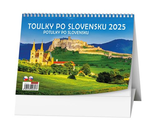 Stolní kalendář 2025 Baloušek - Toulky po Slovensku