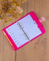 Týdenní diář 2027 Notique Refill kroužkový 12,5 x 19 cm pudrově růžový (6)
