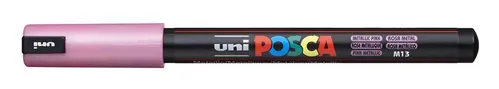 Dekorační popisovač Posca PC-1MR, metalová růžová (M13), 0,7 mm
