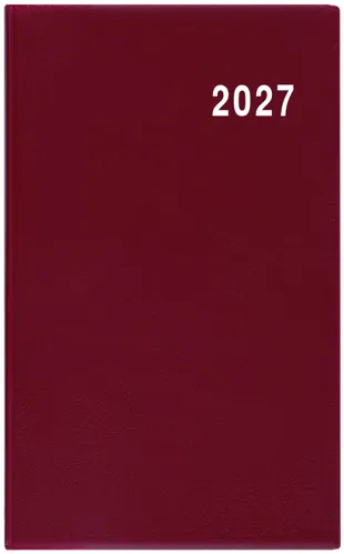 Měsíční diář 2027 Baloušek Marika PVC bordó