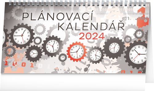 Stolní kalendář Presco Group 2024 - Plánovací, 25 × 12,5 cm