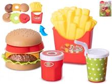 Fast food hrací set, 11 ks