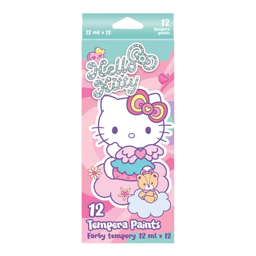 Temperové barvy Colorino Hello Kitty, tuba 12 barev