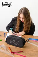 Studentské pouzdro 3-komorové Baagl Black (6)