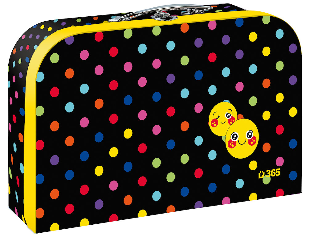 Levně Dětský kufřík 35cm STIL (Helma) - Smiley