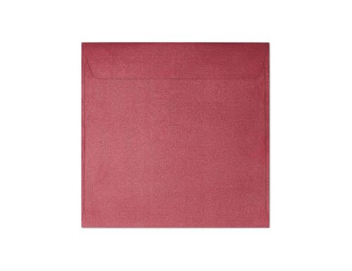 Obálky 145x145 mm Pearl červená 120g, 10ks, Galeria Papieru