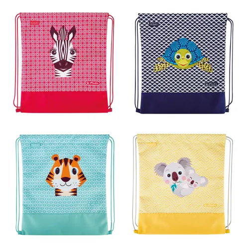 Sáček na obuv Herlitz - Cute Animals mix motivů